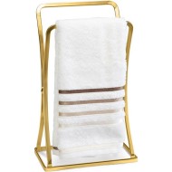 Porta Toalha Para Lavabo 31,5 Cm Altura Linha Dourado Fosco